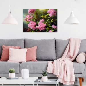 obraz z rododendronem