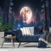 tapeta z jeziorem nocą