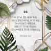 Plakat z cytatem Stanisława Lema